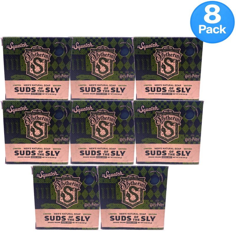 Dr. Squatch Harry Potter Slytherin Suds of the Sly Men's Natural Soap 5 oz 8 Pac