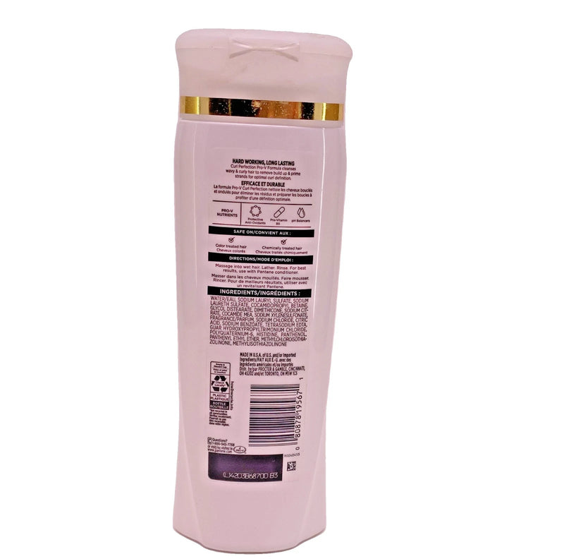 Pantene Pro-V Curl Perfection Shampoo No Harsh Stripping 12.0 fl oz 3 Pack New