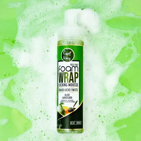 NEXT IMAGE - Foam Wrap Locking Mousse [Olive & Avocado] 8 oz