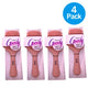 Goody TangleFix Paddle Brush Flexible Dual-Length Bristles Pink 4-Pack New