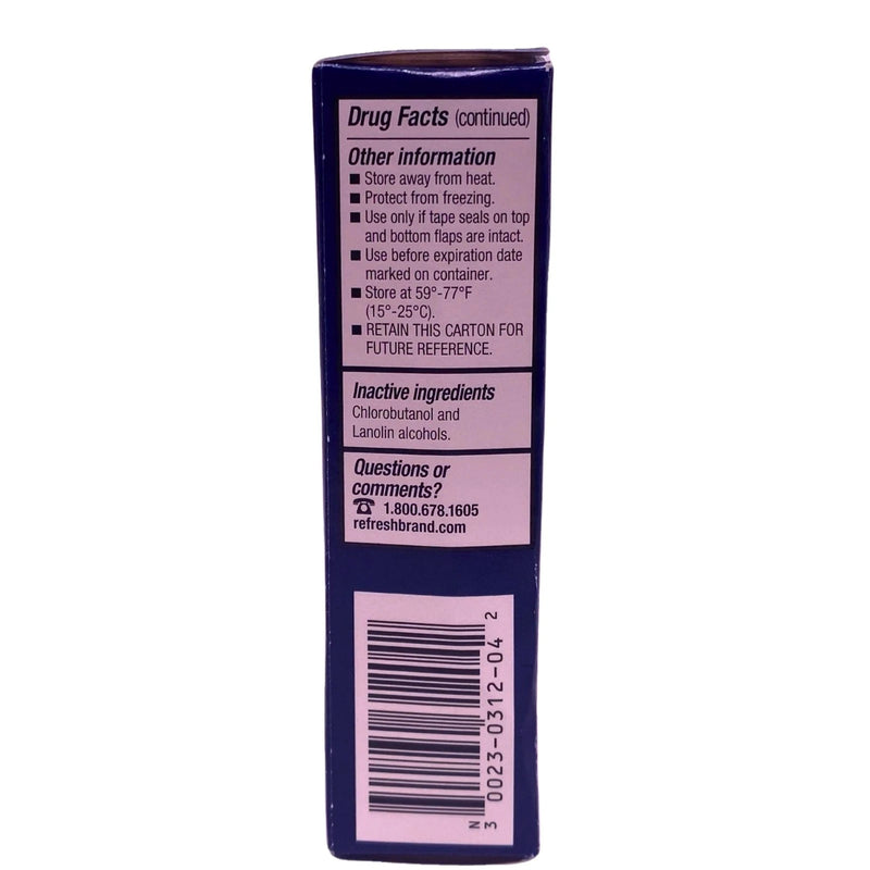 Refresh Lacri-Lube Lubricant Eye Ointment Nighttime Relief Sterile 1 Pack New