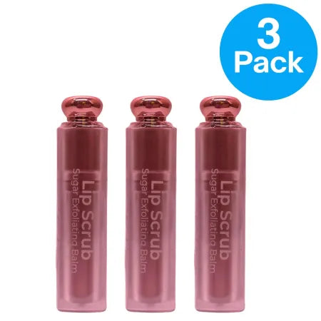 MCoBeauty Lip Scrub Sugar Exfoliating Balm Rose 3 Pack New
