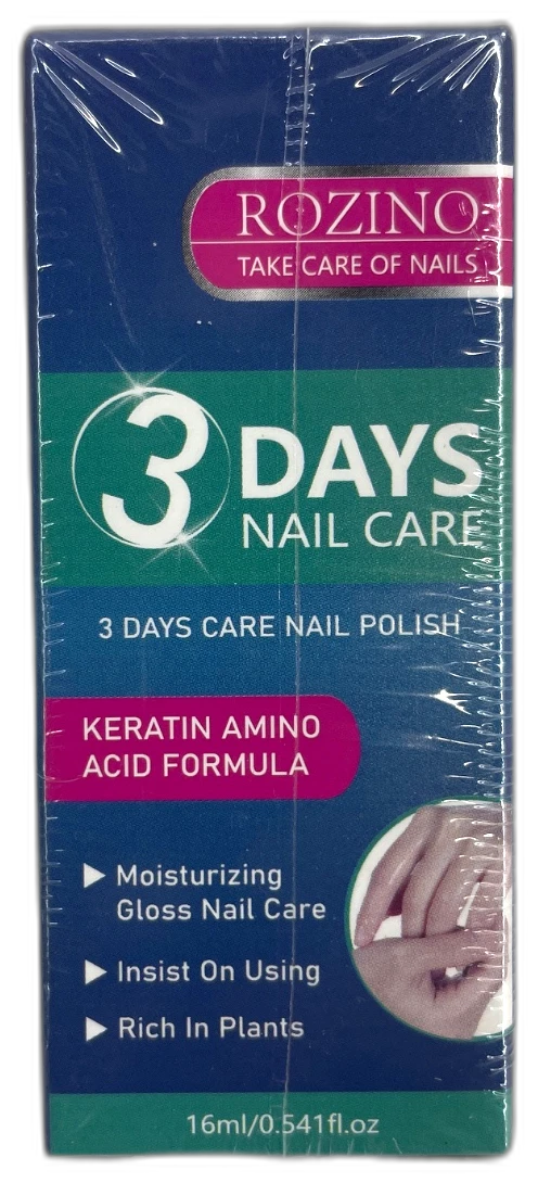 Rozino Days Nail Care Keratin Amino Nail Exp 01/29 Pack of 3 New