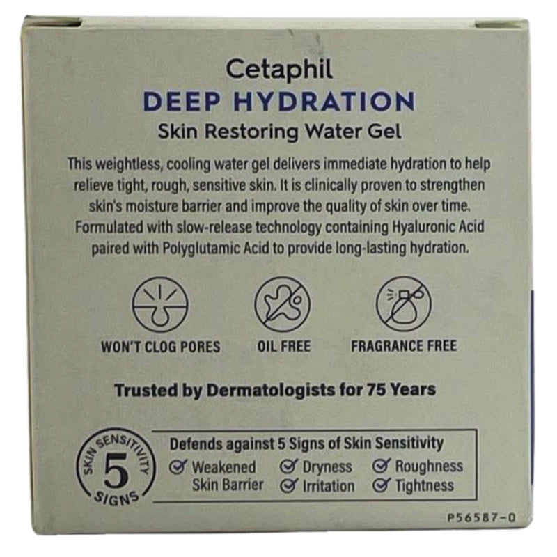 Cetaphil Hydrating Water Gel 1.7 Oz 4 Pack New