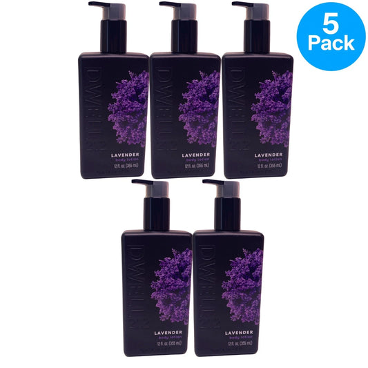 Dwell 212 Slatkin & Co. Lavender Body Lotion Essential Oils Shea Butter Aloe - 5 Pack