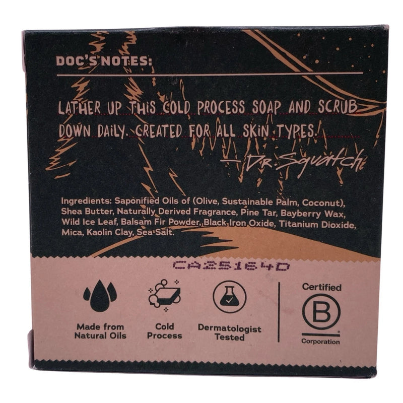 Dr Squatch Snowy Pine Tar Natural Soap 5 OZ 2 Pack New