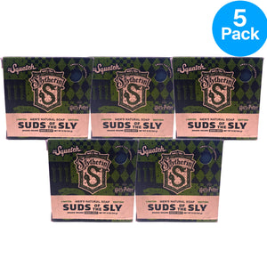 Dr. Squatch Harry Potter Slytherin Suds of the Sly Men's Natural Soap 5 oz 5 Pac