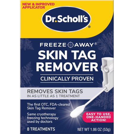 Dr. Scholl's Freeze Away Skin Tag Remover (8 Ct) - Ingredients; Dimethyl Ether, Propane, Isobutane