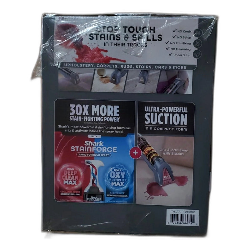 Shark StainForce Cordless Portable Spot Stain Odor Removal System New