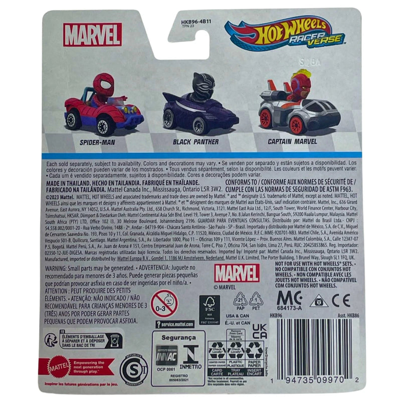 Hot Wheels RacerVerse Marvel Spider-Man Die-Cast Vehicle 1:64 Scale 2 Pack New