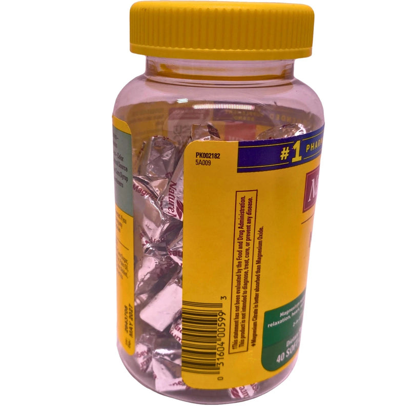 Nature Made High Absorption Magnesium Complex 250 mg Soft Chews Strawberry 40 Ct
