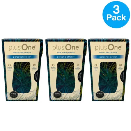 plusOne Personal Stroker with Vented Storage Case 3 Pack Bundle