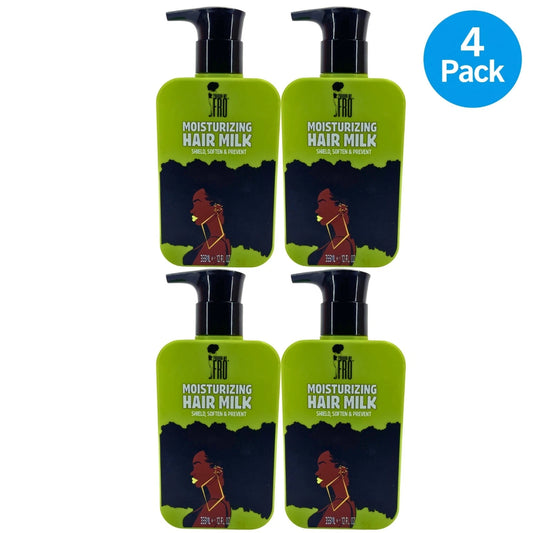 Pardon My Fro Moisturizing Hair Milk Leave-In Hydrating Lotion Curls 4 Pack New