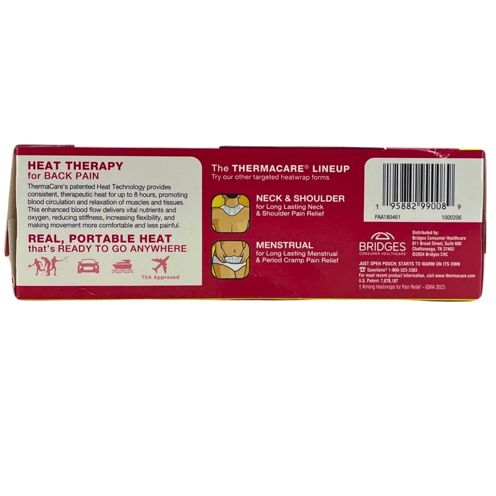 ThermaCare Back Pain Therapy Heatwraps L-XL 3 Wraps 3 Pack New Exp 2028-01-31 4