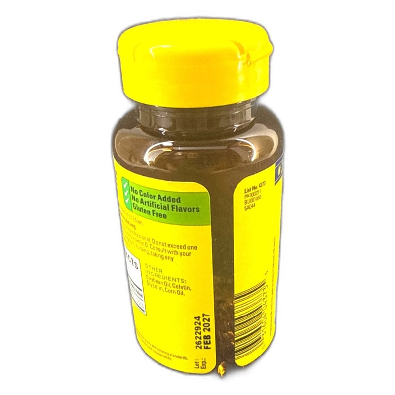 Nature Made Vitamin D3 Softgels 720 Total Exp 02/27 Pack of 12 New