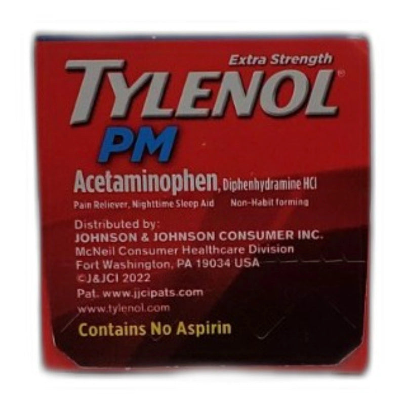 Tylenol PM Acetaminophen Diphenhydramine HCI Night Sleep Aid Exp 09/27 New