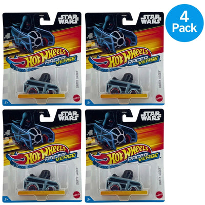 Hot Wheels RacerVerse Star Wars Darth Vader Die-Cast Car 4 Pack New