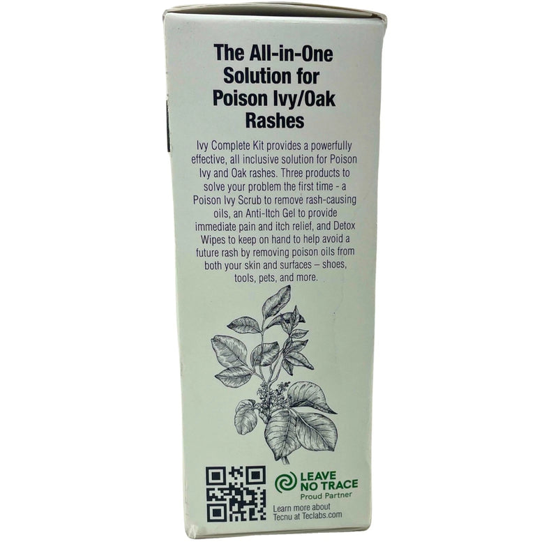 Tecnu Ivy Complete Kit Poison Ivy Oak Rash Solution Scrub Gel Wipes Exp 03/28
