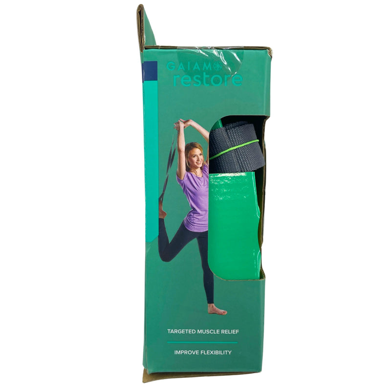 Gaiam Restore Stretch & Massage Kit Strap Massage Ball 3 Pack New