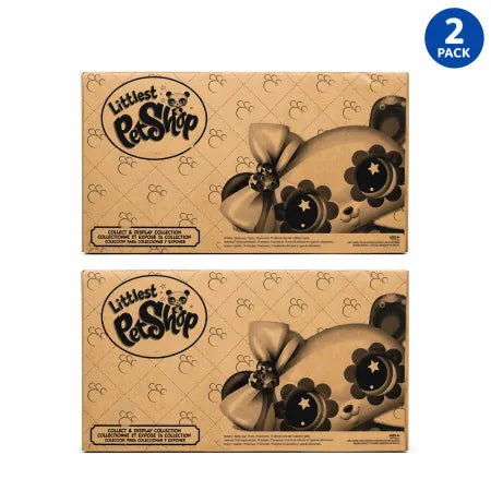 Littlest Pet Shop Collect & Display Collection 19 Pets Accessories Case 2 Pack product shot
