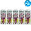 Schick Intuition Lemon Berry Breeze Razor 5 Pack New