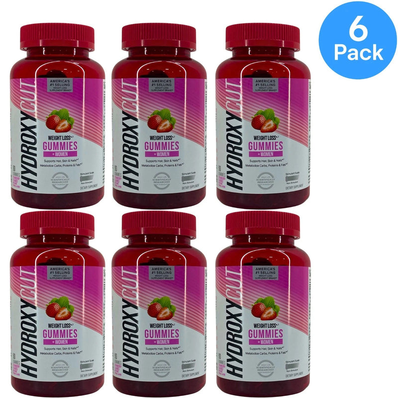 Hydroxycut Gummies Women Weight Loss 90 Gummies 6 Pack New Exp 09/2026