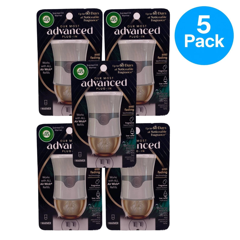 Air Wick Advanced Plug In Scented Oil Warmer 5 Pack New