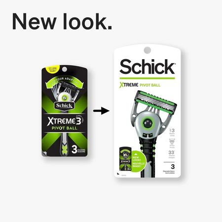 Schick Xtreme 3 Pivot Ball Disposable Razors 3 Count 5 Pack - New