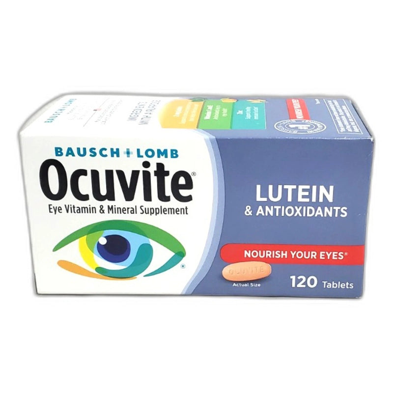 Bausch + Lomb Ocuvite Eye Supplement Lutein & Exp 02/27 Pack of 2 New