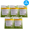 Burt's Bees Detoxifying Biocellulose Gel Mask 5 Pack New