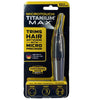 MicroTouch Titanium Max All-in-One Personal Hair Trimmer Nose Ears Neck 1 Pack