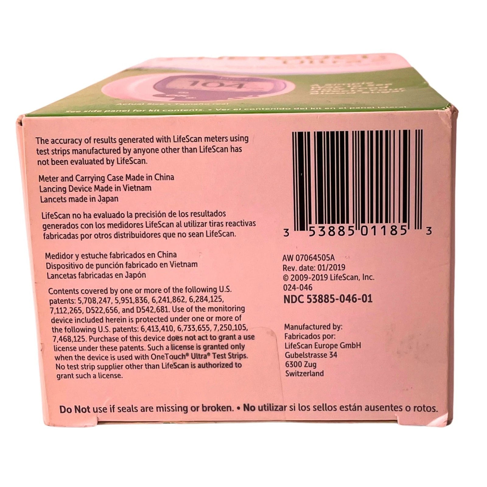 OneTouch Ultra 2 Blood Glucose Monitoring System Kit 2 Pack Exp 2026-05-31 5