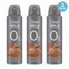 Dove Men+Care 0% Aluminum Deodorant Spray 3 Pack with plant-based moisturizer formula