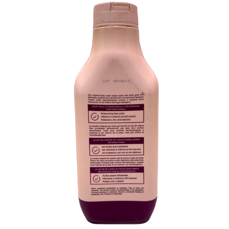 Nature by Canus Silky Body Wash Fresh Canadian Goat Milk Original Recipe 16.9 fl