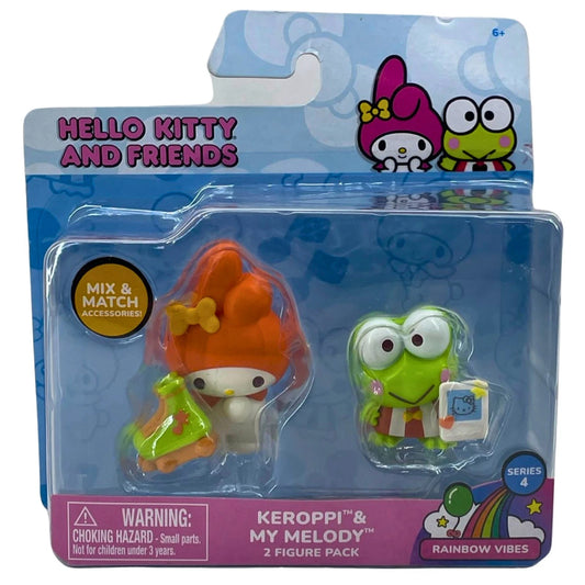 Hello Kitty and Friends Keroppi My Melody Figure 1 Pack New