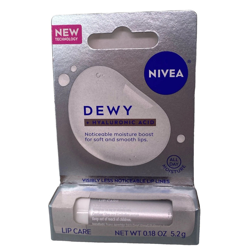 NIVEA Dewy Hyaluronic Acid Lip Care 0.18 Oz 30 Pack New