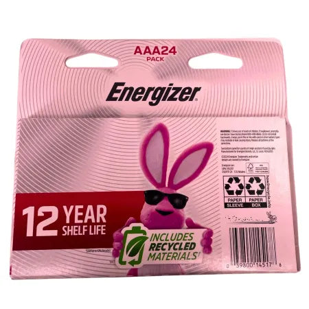 Energizer MAX AAA24 Alkaline Batteries 3-Pack New 72 Total