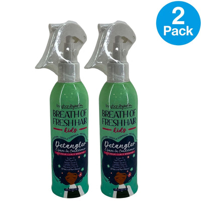 Urban Hydration Breath Of Fresh Hair Kids Detangler 8oz 2 Pack New