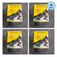 Futuro Mens Revitalizing Moderate Compression Dress Socks Medium Pack of 4 New