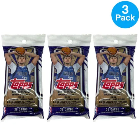 2024-25 Topps Basketball Series 1 Retail Fat Pack Bundle 36 Cards 3 Pack