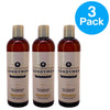 Dandymen Tobacco Vanilla Thickening Shampoo 3-pack bottles on white background