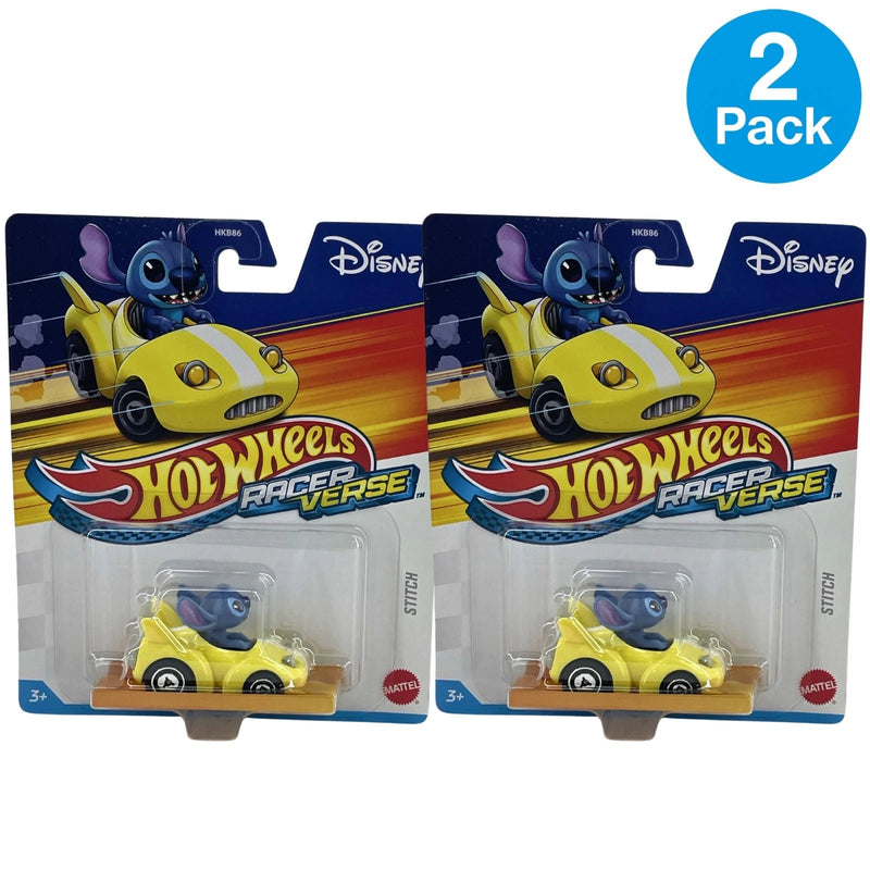 Hot Wheels RacerVerse Disney Stitch Die-Cast Car 2 Pack New