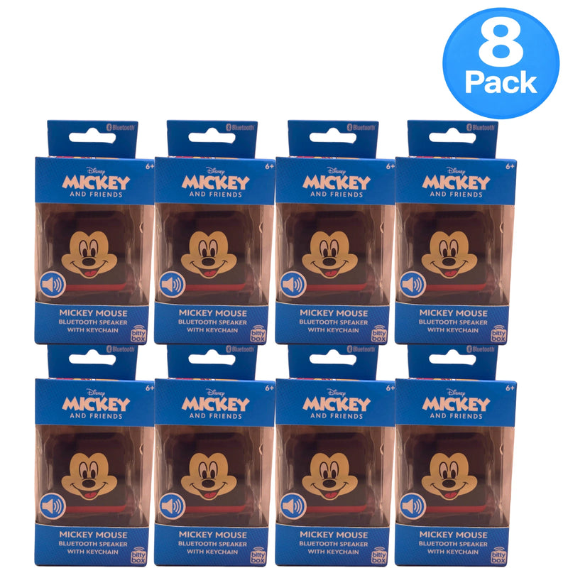 Disney Mickey and Friends Mickey Mouse Bitty Box Bluetooth Speaker Keychain 8 Pa