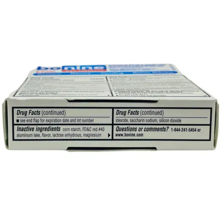 Bonine Max Strength 50mg 16 Chewable Tablets Peppermint – Exp 08/2026 3