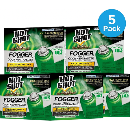 Hot Shot Fogger with Odor Neutralizer 2oz 5 Pack - New