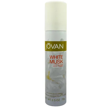 Jovan White Musk Cologne Body Spray for Women 2.5 Oz – New