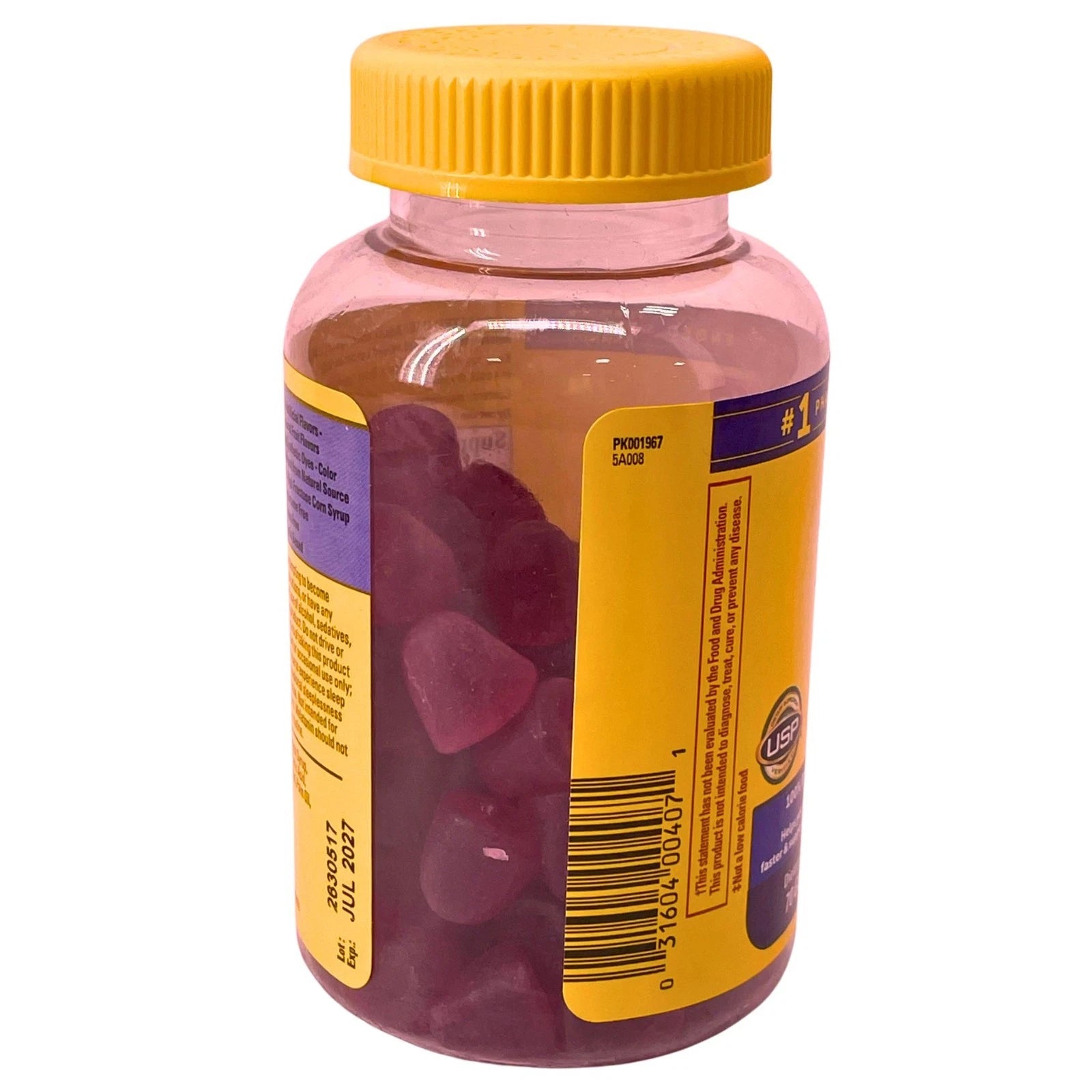 Nature Made Melatonin 5 mg Gummies 70 Ct 3 Pack New Exp 07/2027