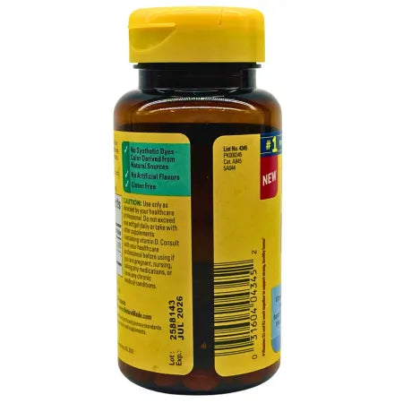 Nature Made D3 + K2 30 Softgels Immune & Bone Support – 1 Pack -06/2026– New 3