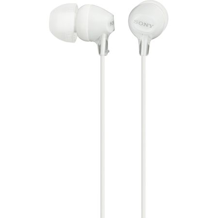 Sony Fashion Earbud Headphones, MDREX15LP/W