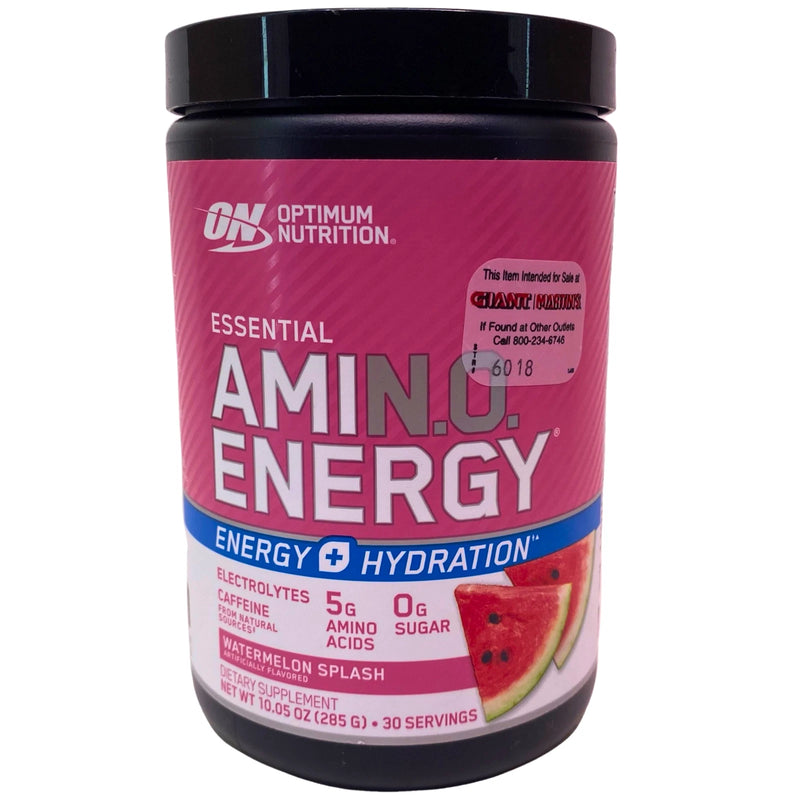 Optimum Nutrition Essential Amino Energy Watermelon Splash 10.05 oz Exp 04/27